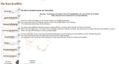 Desktop Screenshot of knochenfloeten.de